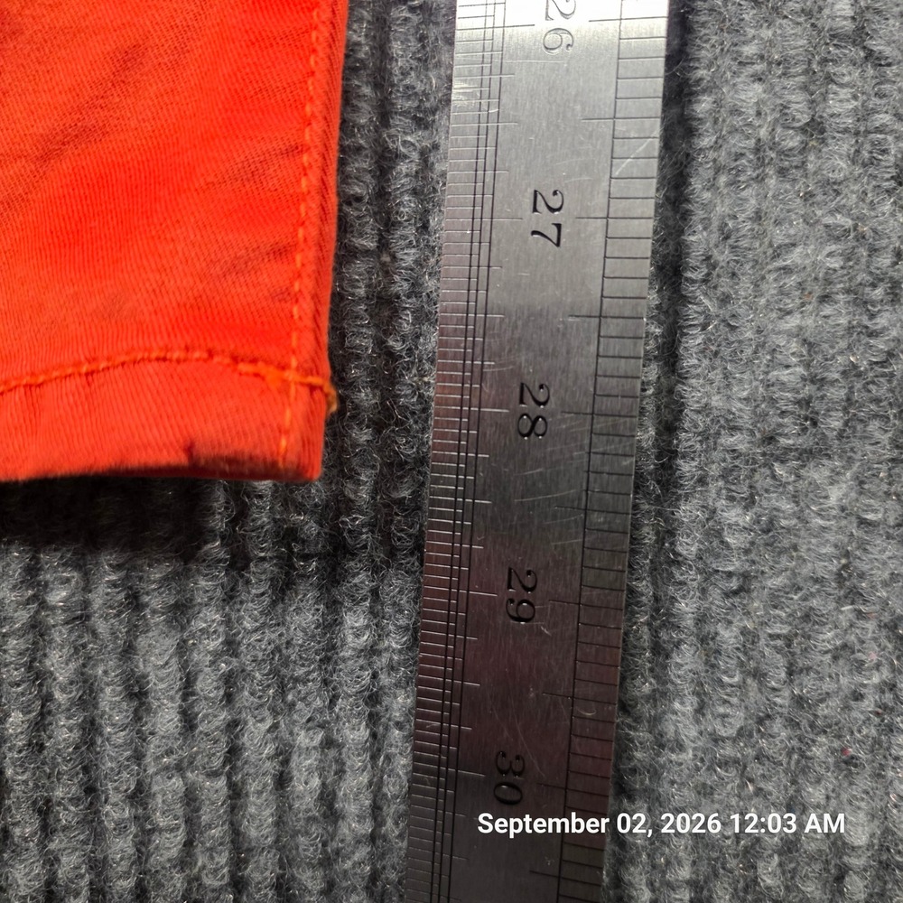 Cabi Orange Utility Patch Pocket Straight Leg Pants Womens 2 Workwear Casual - Picture 5 of 6